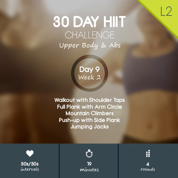 Day 09 - Upper Body & Abs Monday