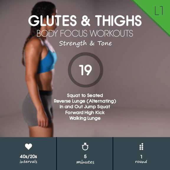 5 min Quad Exercise Routine for Beginners Workout Format