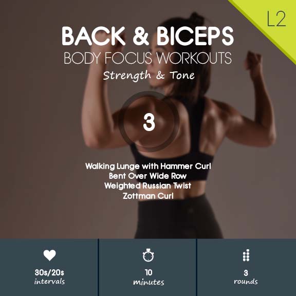 Back and Biceps Workout Movements