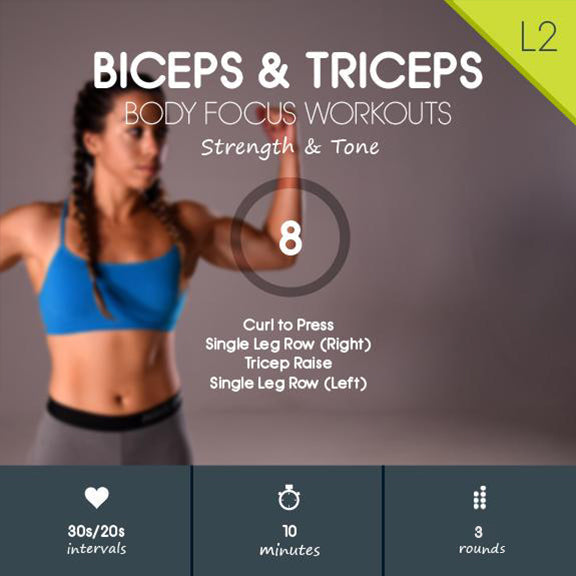 10 min Bicep & Tricep Burner with Core Stability