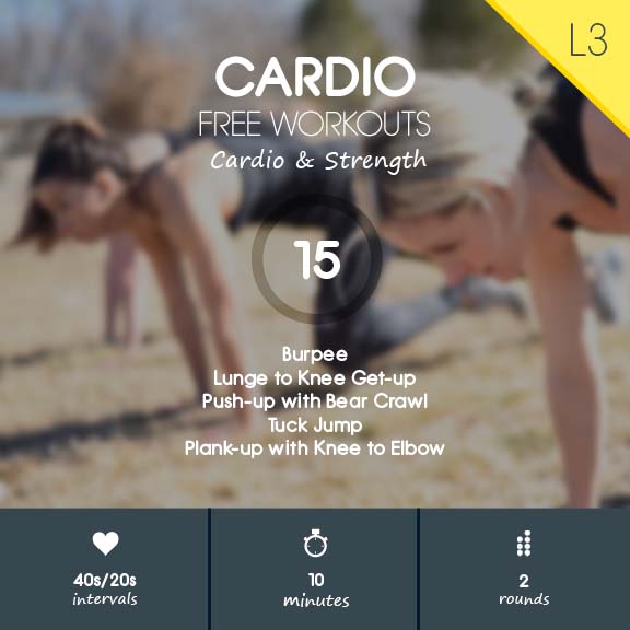 10 min Bootcamp HIIT Cardio