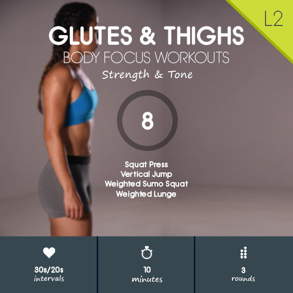 10 min Glutes & Thighs Toner with Weights